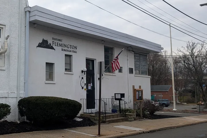 Flemington Borough Hall on Park Avenue