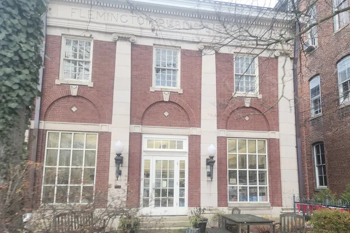 The Flemington Free Public Library on Main Street, Flemington