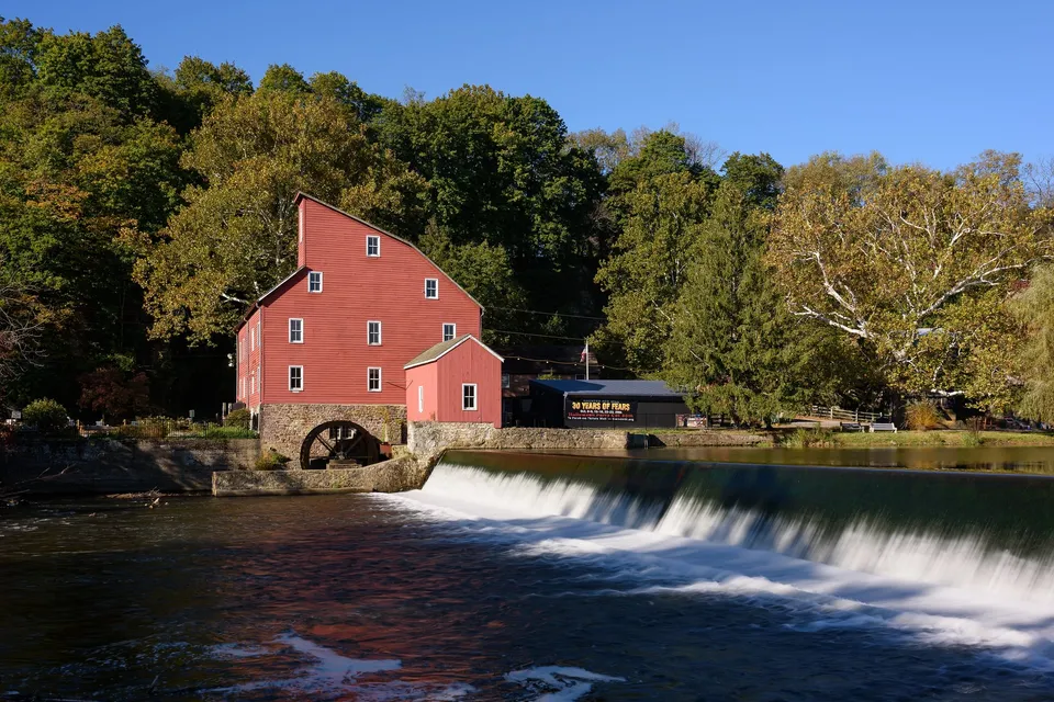 The Red Mill and its dam on the South Branch of the Raritan, Clinton