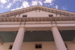 The Hunterdon County Courthouse portico, Flemington
